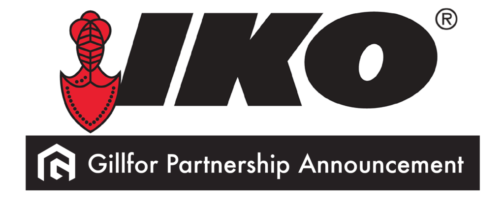 Gillfor Distribution makes partnership announcement with IKO Industries.