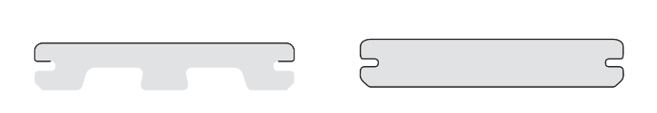 Grooved Edge board profile