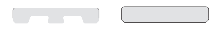 Square Shoulder board profile